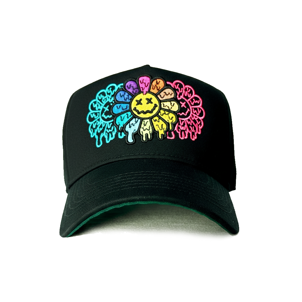 Rainbow Flowers Snapback